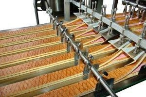 Stainelss stalowa Automatic Swiss roll ciasto linii produkcyjnej