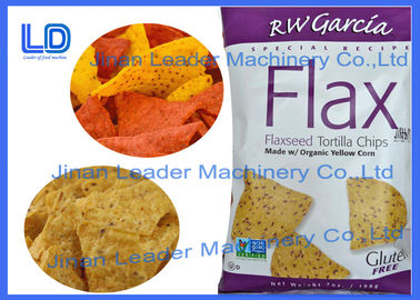 Doritos Tortilla Corn Chips Making Machine / Grain Processing Equipment