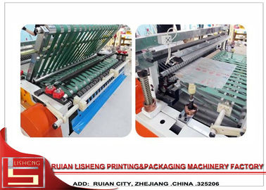 Podwójne linie Automatyczne Bag Making Machine Na OPP / BOPP / PE / PVE / POF