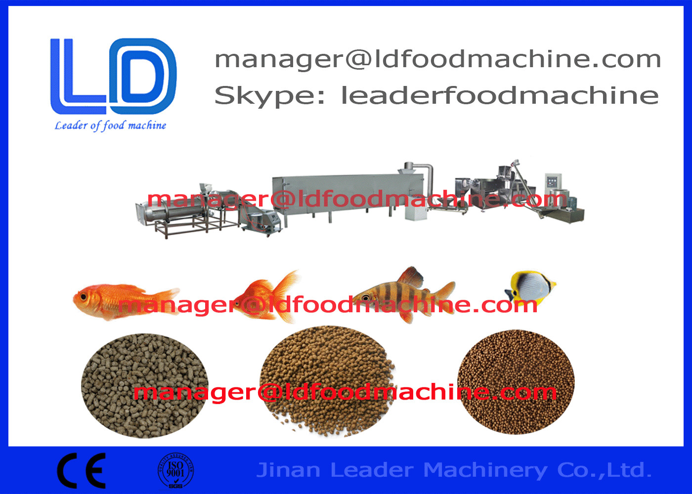Trójfazowe 380V Pet Food Processing Linia