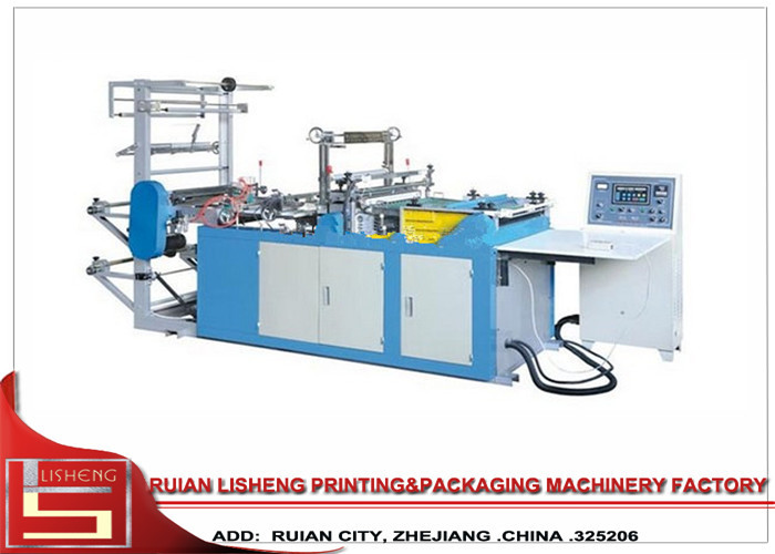 Podwójne linie Automatyczne Bag Making Machine Na OPP / BOPP / PE / PVE / POF